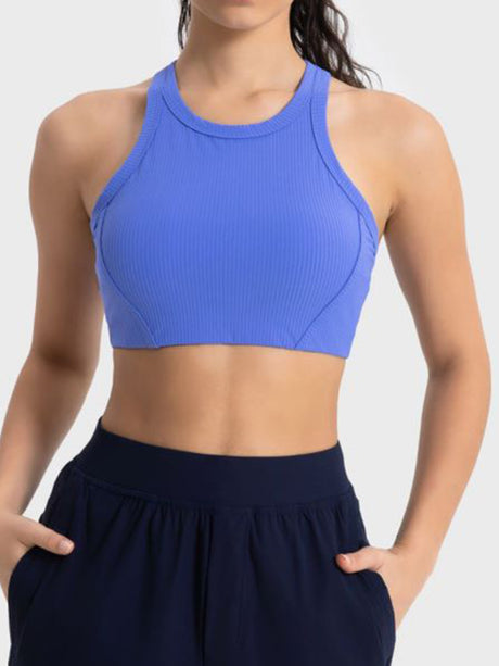 Wide Strap Cropped Sport Pickleball Top