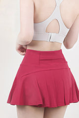 High Waist Pleated Active Pickleball Skirt