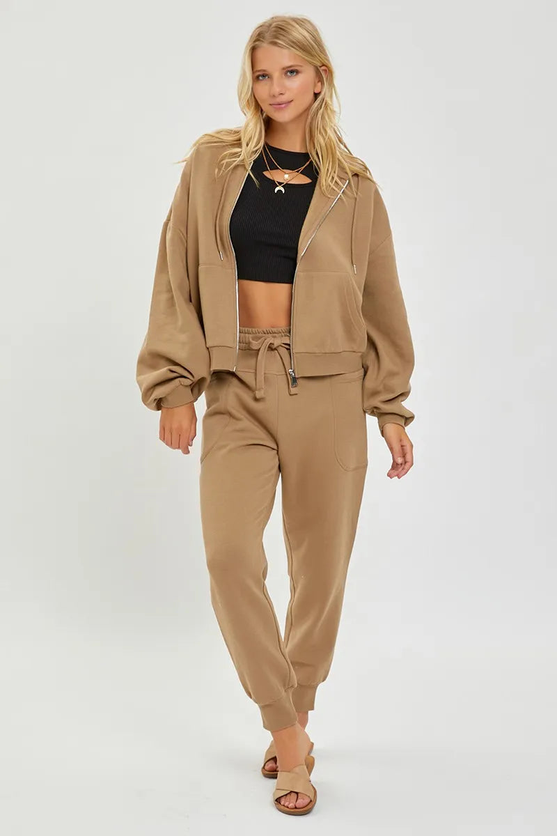 Rally Ready High-Rise Joggers in Mocha