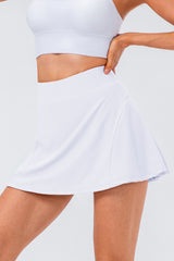 High Waist Pleated Active Pickleball Skirt