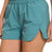 Fast Hands Windbreaker Shorts in Dusty Teal
