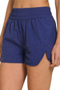 Fast Hands Windbreaker Shorts in Light Navy