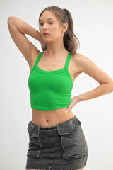 Smooth Serve Seamless Cami Tank in Apple Green