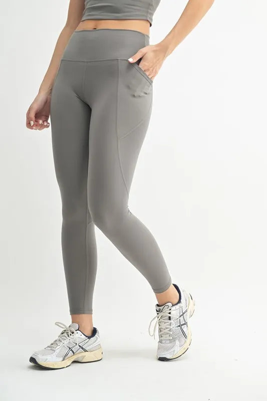 Paddle Up Sculpt Leggings in Pewter