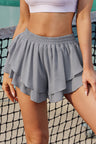 Layered Mid-Rise Waist Active Pickleball Skirt