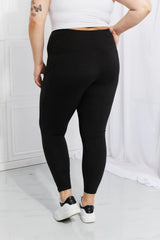 Night Match Reflective Dot Leggings in Black