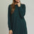 Dinkville Brunch Crochet Side Dress in Teal