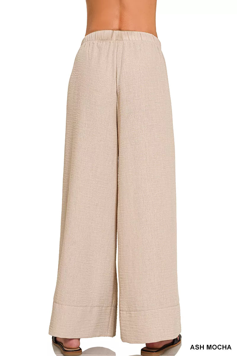 Cool Down Airflow Drawstring Pants in Ash Mocha