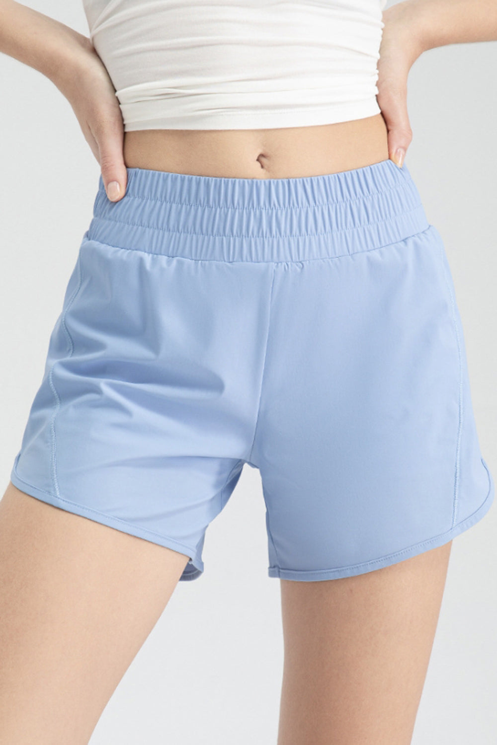 Elastic Waist Active Pickleball Shorts