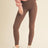Winter League Fleece-Lined Leggings in Coffee Brown