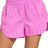 Fast Hands Windbreaker Shorts in Bright Mauve