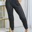 Side Out Cropped Joggers in Charcoal