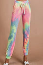 Dinkville Daydream Terry Pants in Pastel Tie-Dye