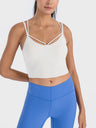 Double Strap Ribbed Sports Pickleball Top Cami