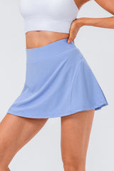 High Waist Pleated Active Pickleball Skirt