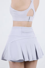 High Waist Pleated Active Pickleball Skirt