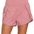 Zip & Rip High-Waist Running Shorts in Light Rose