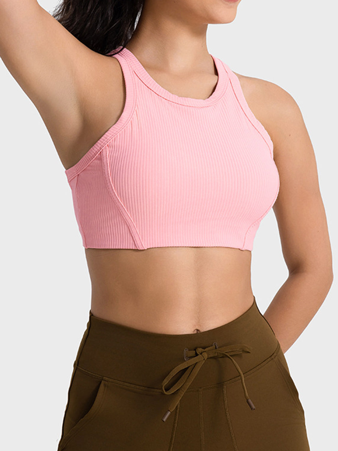 Wide Strap Cropped Sport Pickleball Top