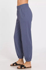 Baseline Scuba Joggers in Blue Indigo