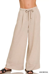 Cool Down Airflow Drawstring Pants in Ash Mocha