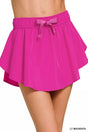 Soft Serve Woven Active Skort in Light Magenta