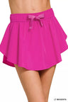 Soft Serve Woven Active Skort in Light Magenta