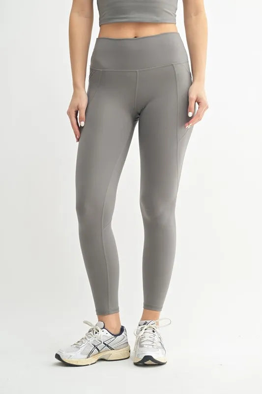 Paddle Up Sculpt Leggings in Pewter