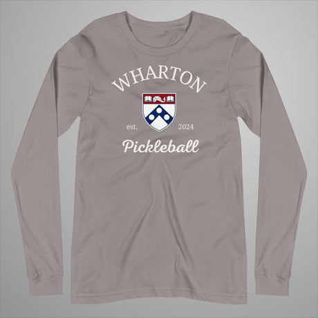 Wharton Pickleball Unisex Long Sleeve Tee